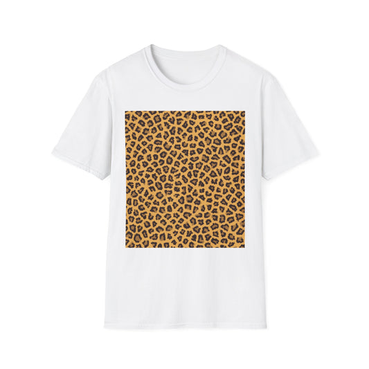 Leopard Print Unisex Softstyle T-Shirt - Trendy Casual Wear