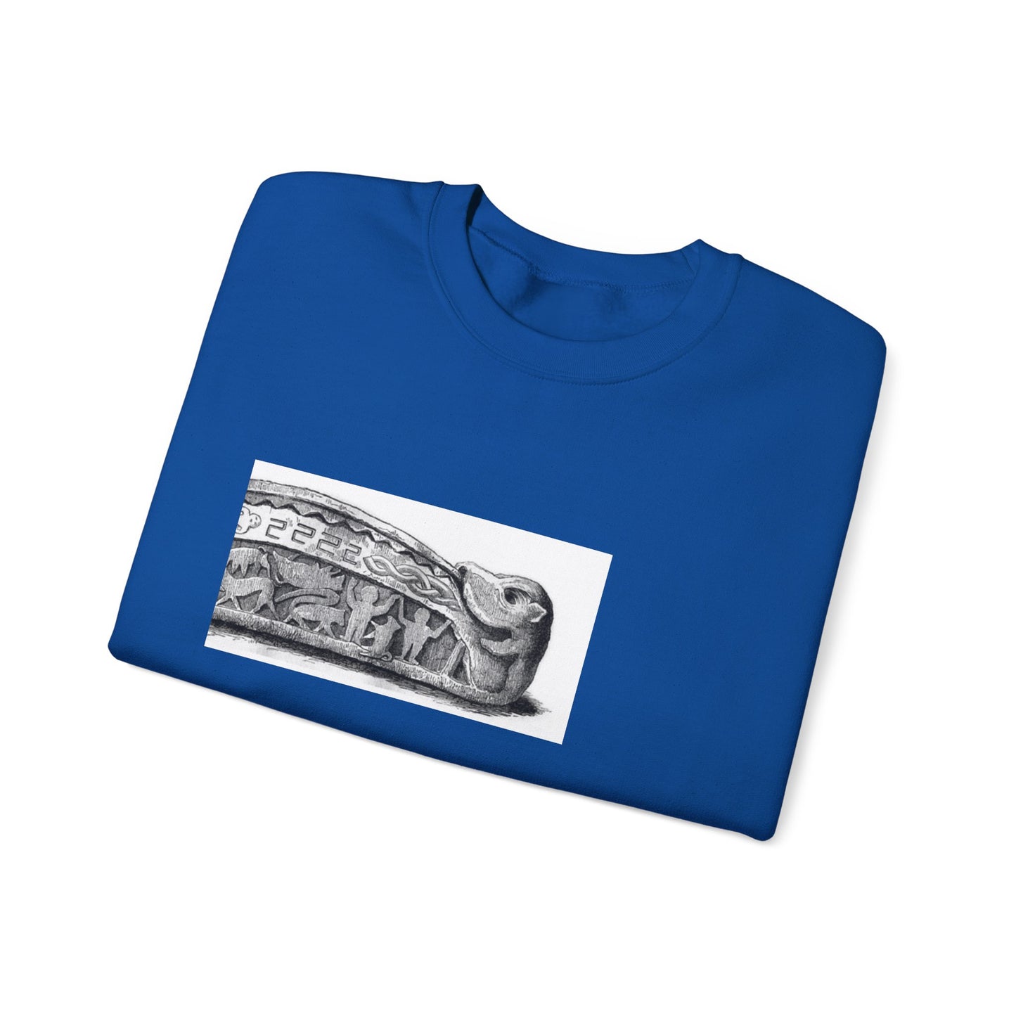 Artistic Unisex Heavy Blend™ Crewneck Sweatshirt - Vintage-Inspired Graphic Design