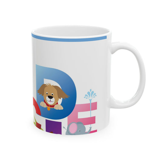 Elegant Nature-Inspired 11oz & 15oz Ceramic Mug with Bird and Floral Designs