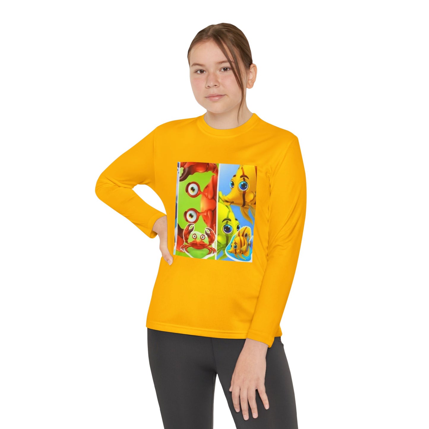 Vibrant Youth Long Sleeve Tee - Fun Animal Designs for Playful Kids