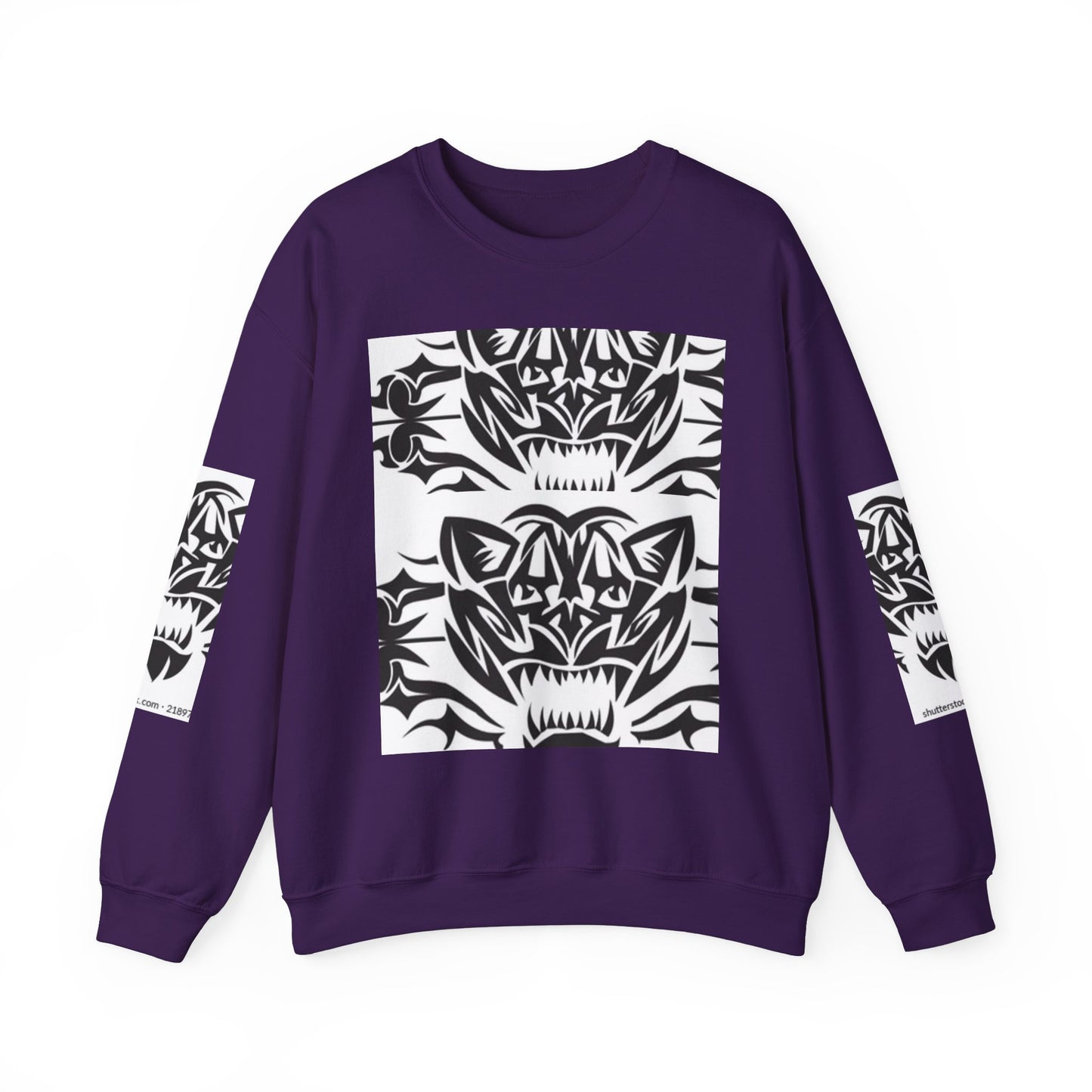 Bold Tiger Graphic Unisex Sweatshirt - Fierce Animal Design