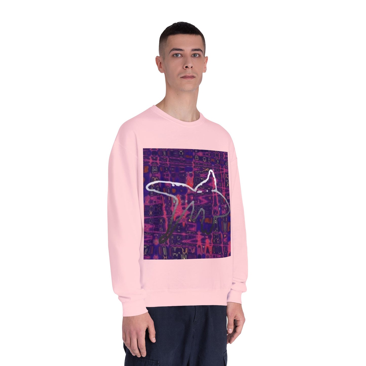 Artistic Crewneck Sweatshirt - Unisex Abstract Design for Cozy Comfort