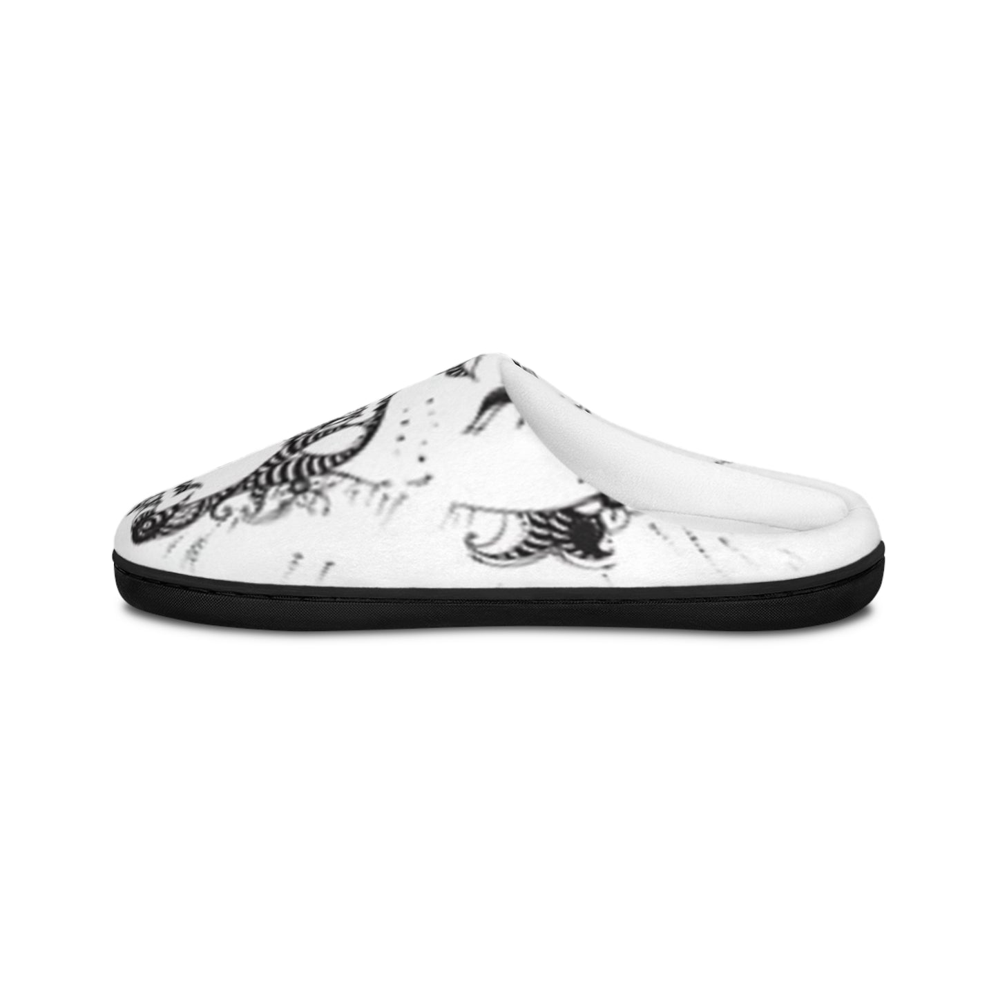 Cozy Men's Indoor Slippers with Unique Artistic Design