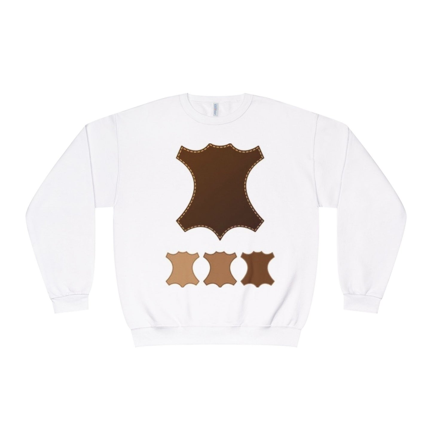 Artisan Leather Pattern Unisex Crewneck Sweatshirt