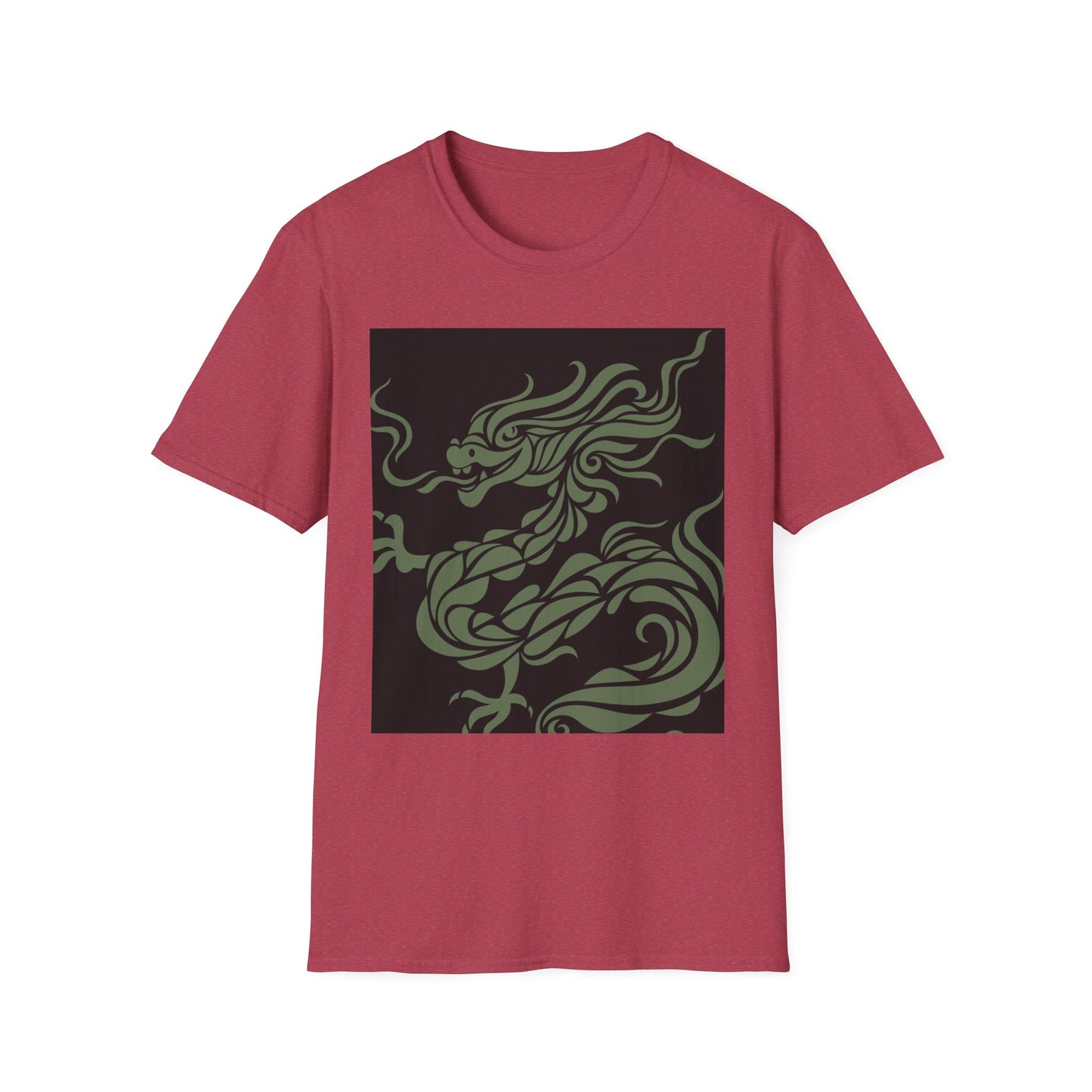 Mythical Chinese Dragon Unisex Softstyle T-Shirt