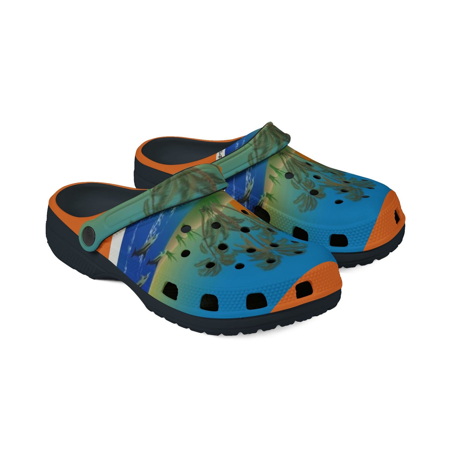 Tropical Vibe EVA Foam Clogs - Summer Ready Outdoor Shoes