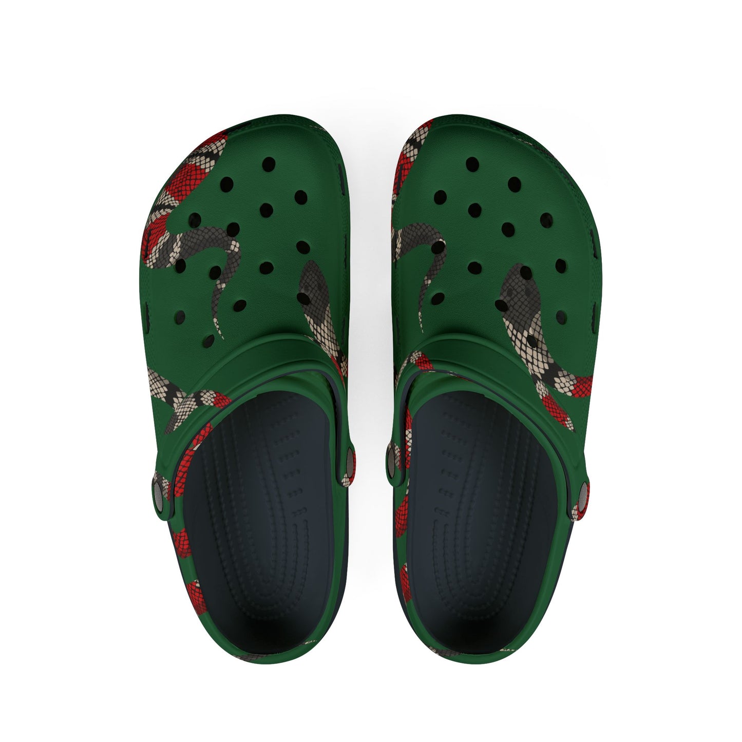 Festive EVA Foam Rubber Clogs with Polka Dots & Holiday Design