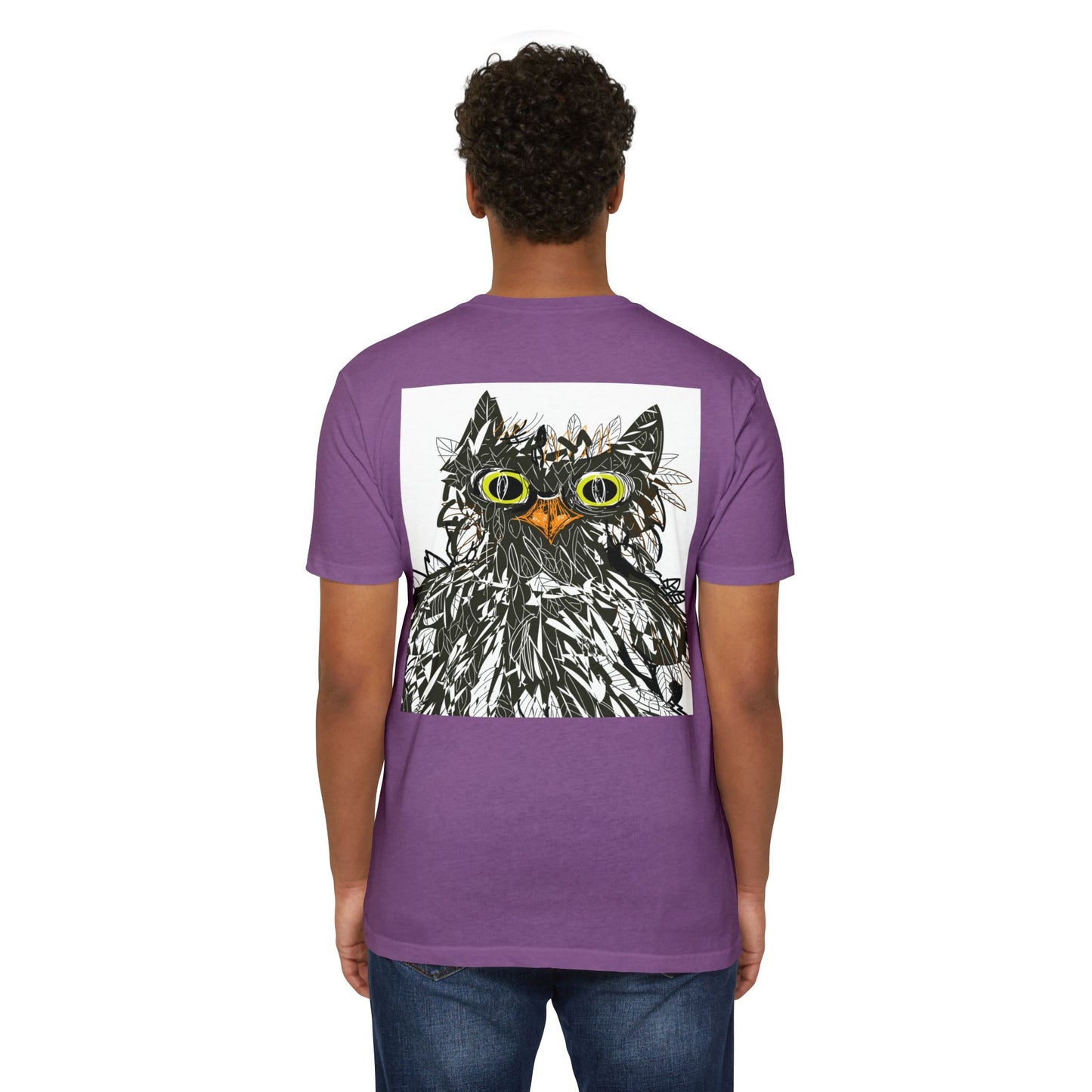 Whimsical Cat Graphic Unisex T-Shirt - Fun & Artsy Apparel