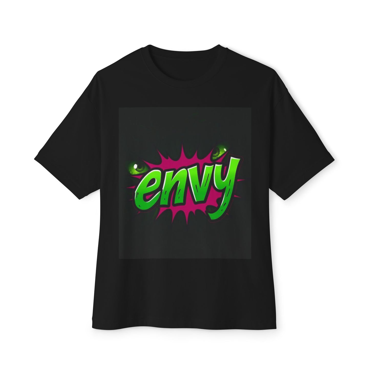Envy Graphic Oversized Boxy Tee - Trendy Unisex Streetwear