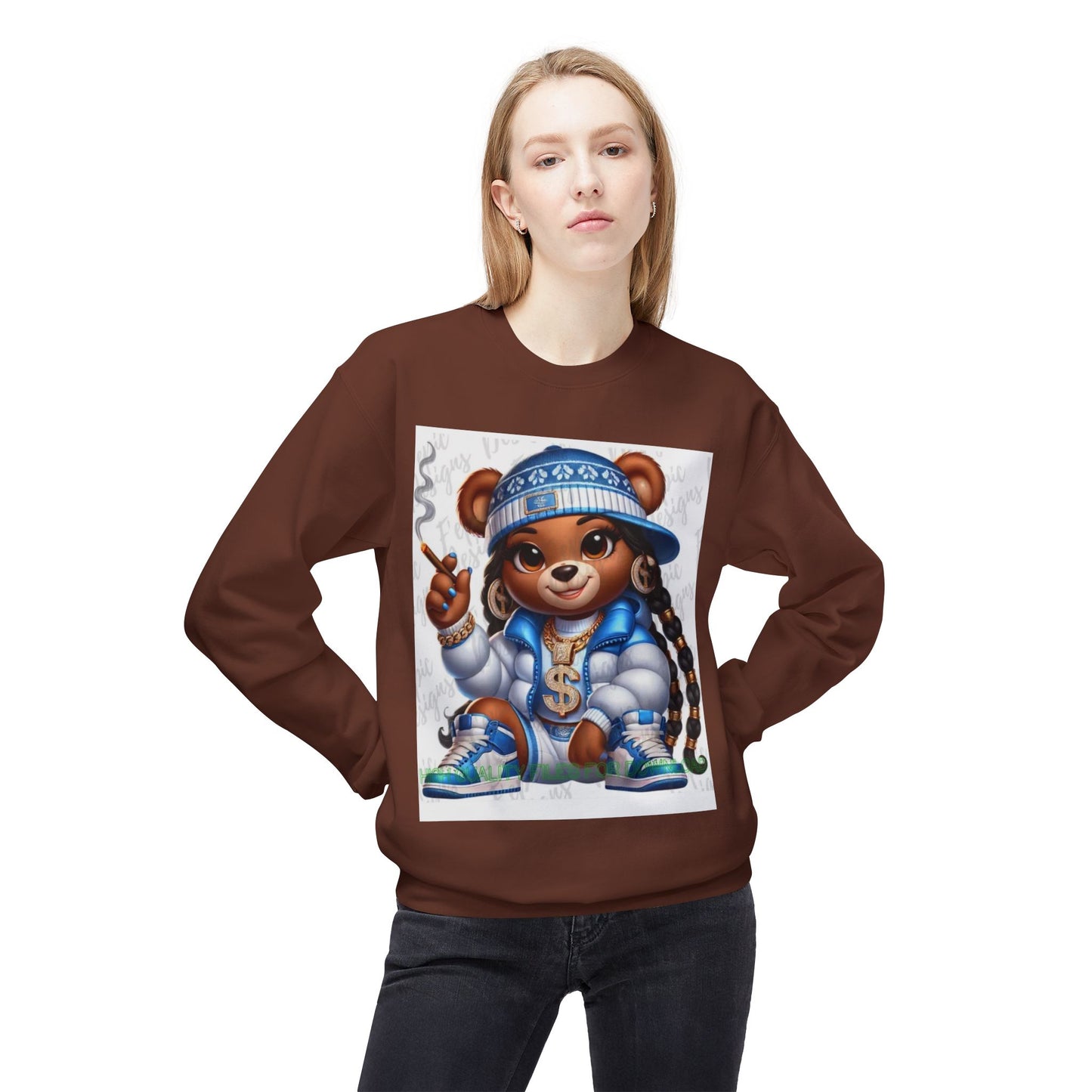 Cool Bear Streetwear Sweatshirt - Funky Unisex Crewneck with Attitude
