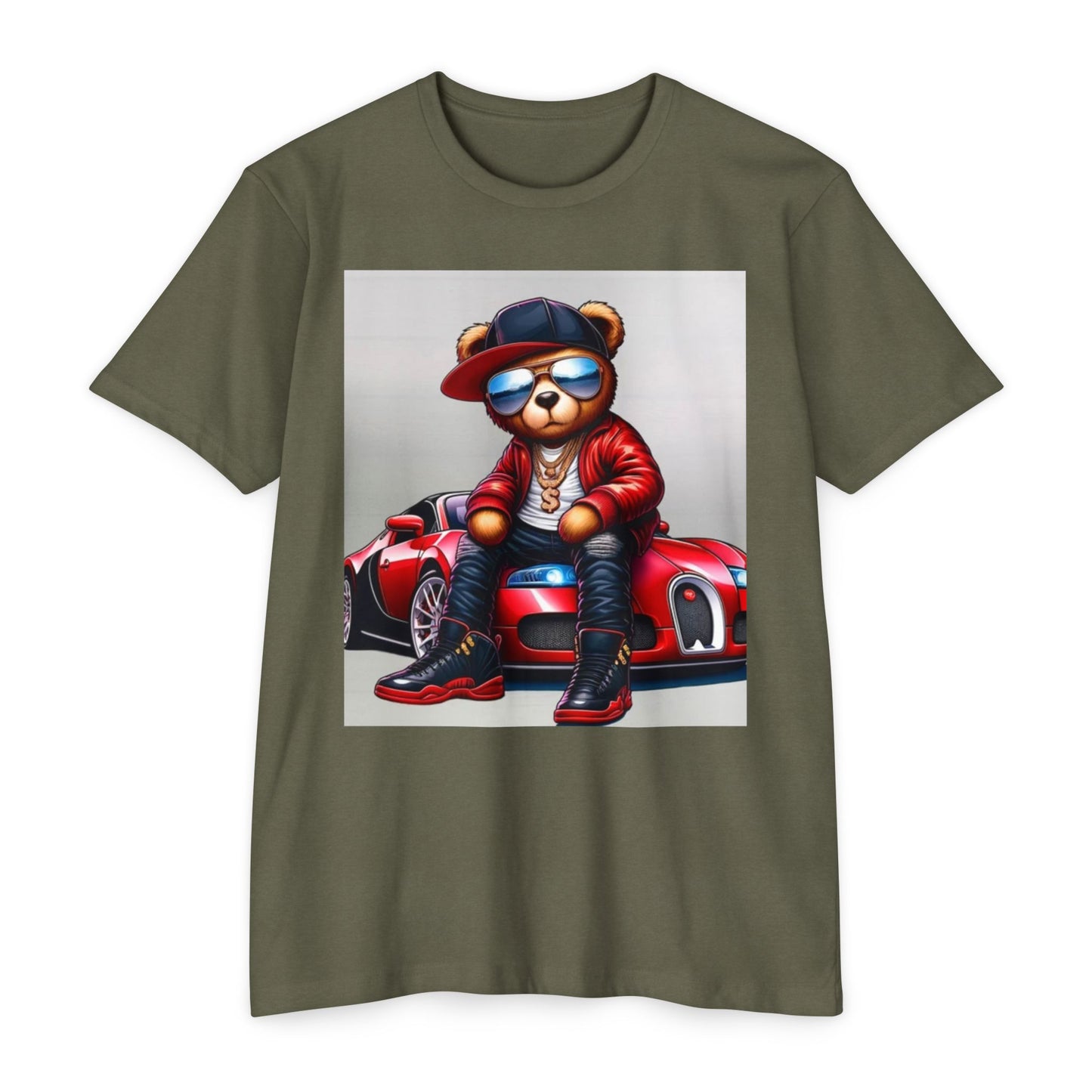 Cool Bear Streetwear T-Shirt - Unisex Graphic Tee for Car Enthusiasts
