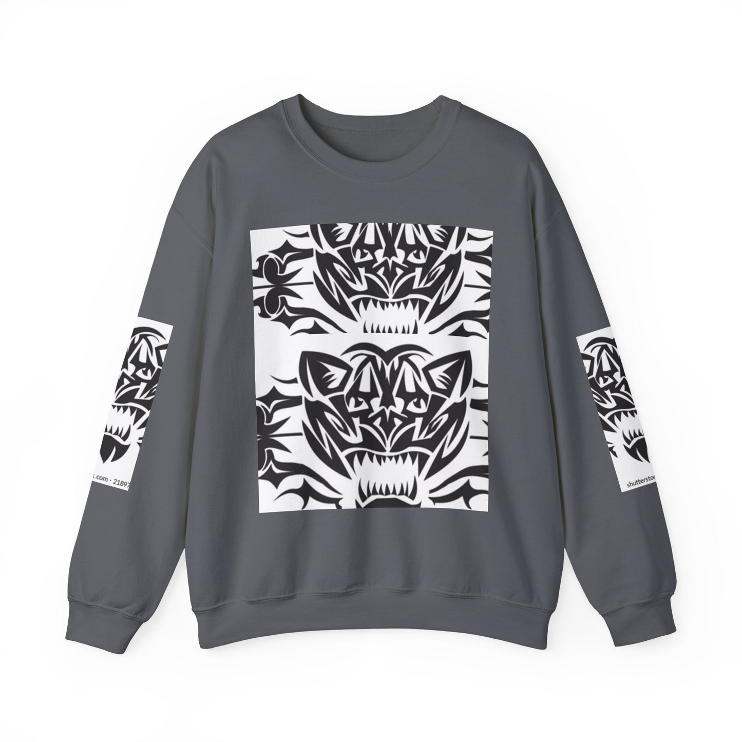 Bold Tiger Graphic Unisex Sweatshirt - Fierce Animal Design