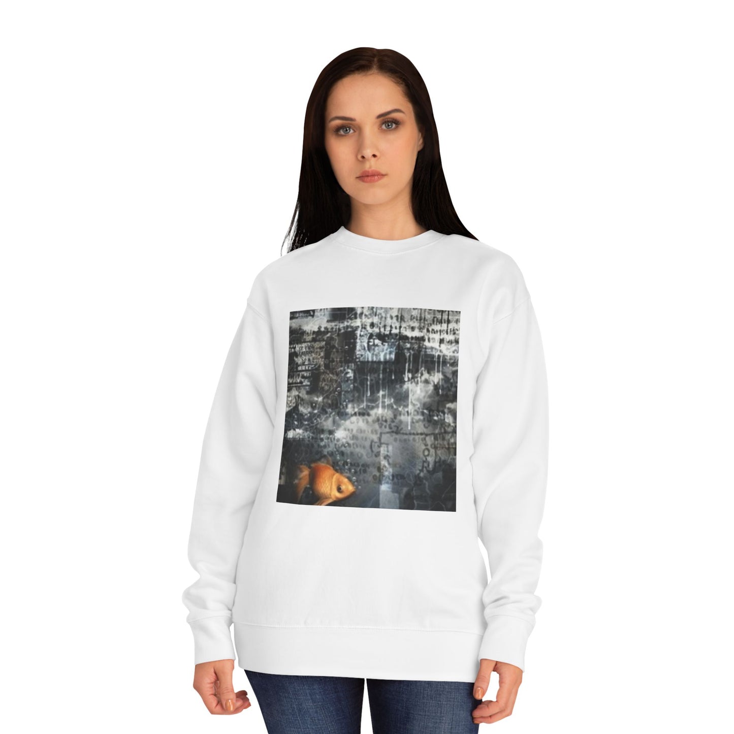 Roaring Lion Unisex Crew Sweatshirt - Bold Art for Animal Lovers