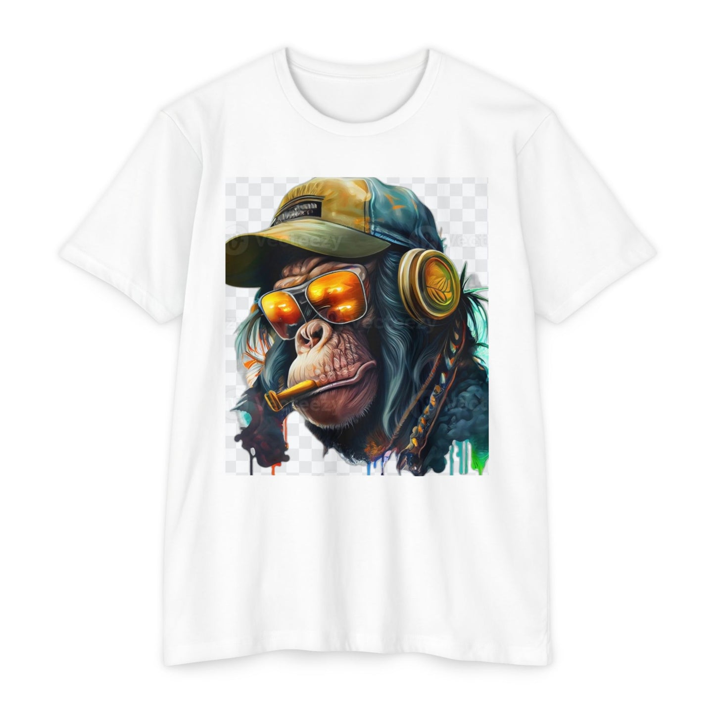 Cool Monkey Graphic Unisex T-Shirt - Perfect for Music Lovers