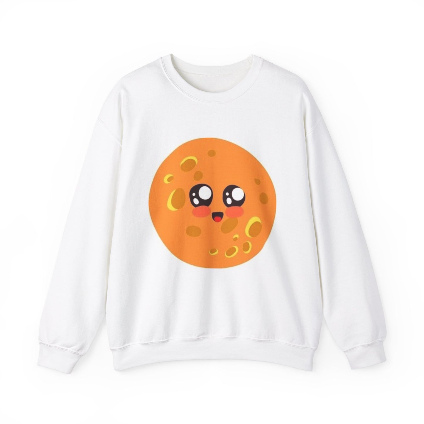 Cute Cartoon Moon Unisex Sweatshirt - Heavy Blend Crewneck