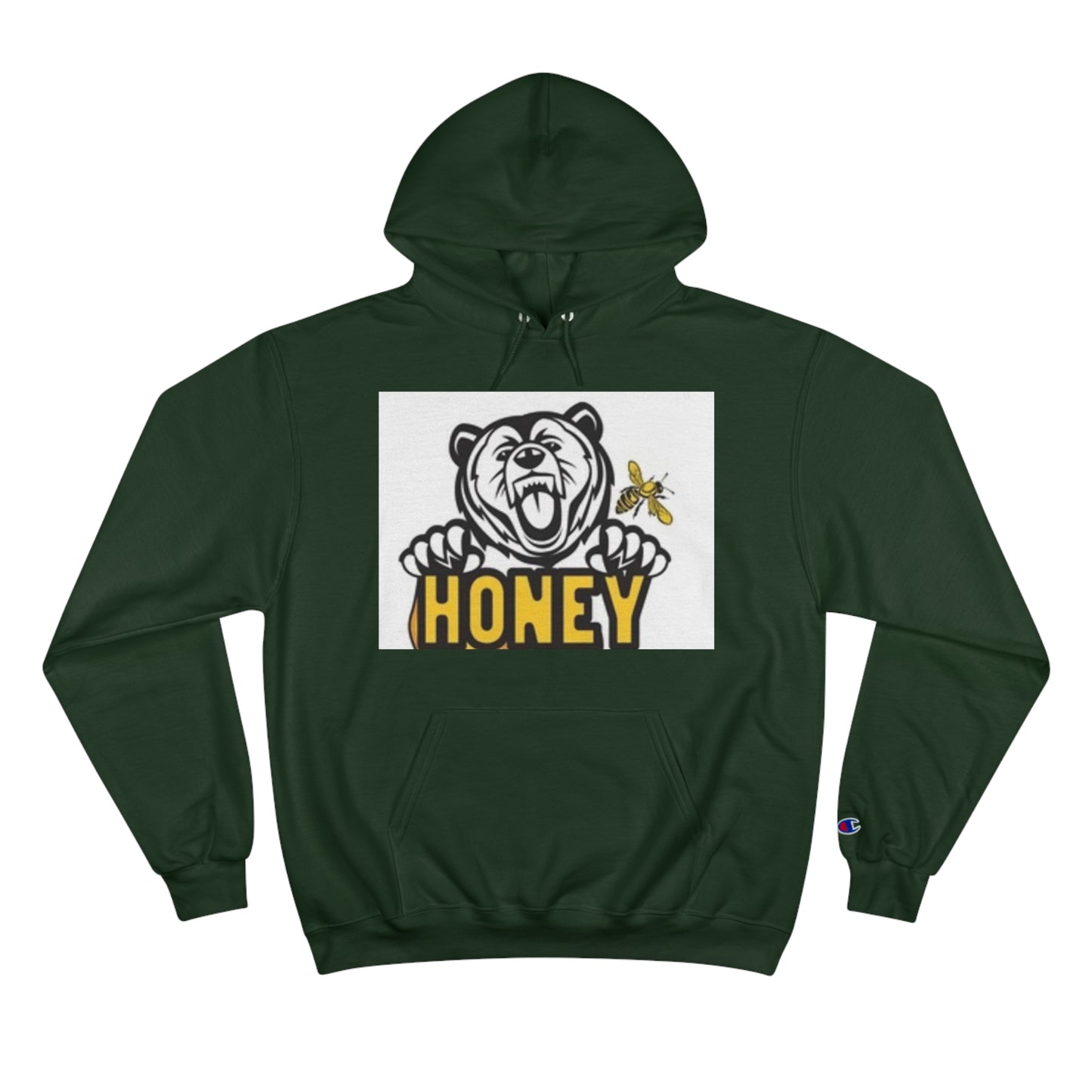 Honey Bear Champion Hoodie - Fun & Cozy Streetwear