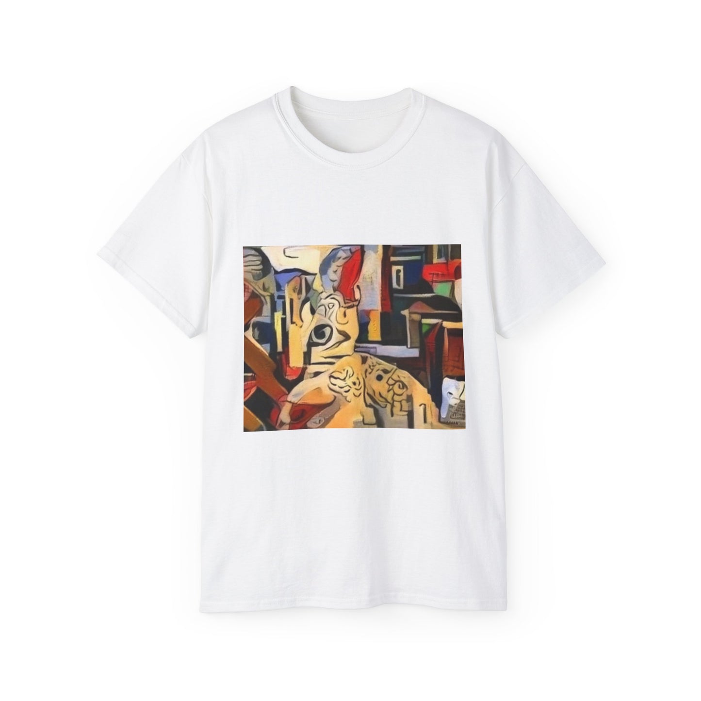 Colorful Ocean-Inspired Unisex Cotton Tee