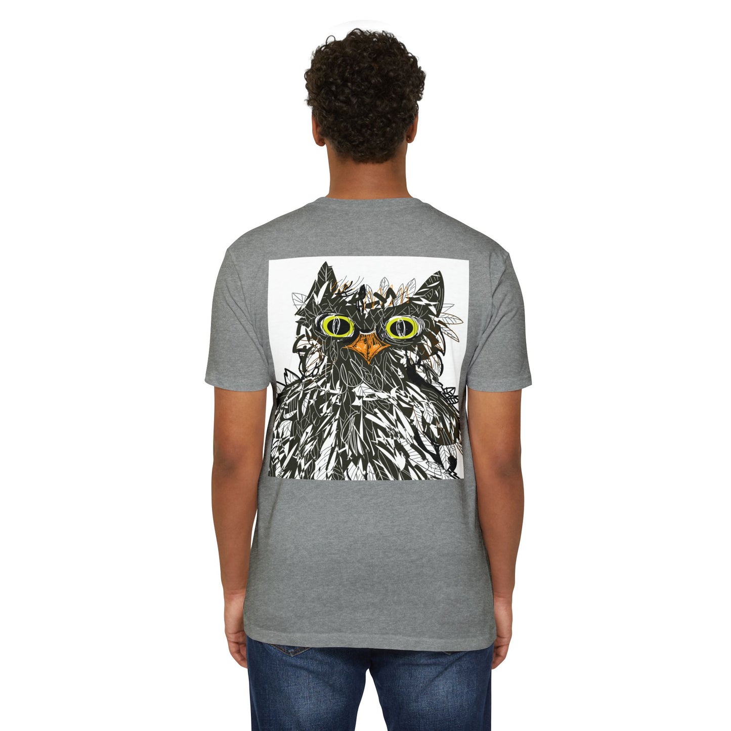 Whimsical Cat Graphic Unisex T-Shirt - Fun & Artsy Apparel