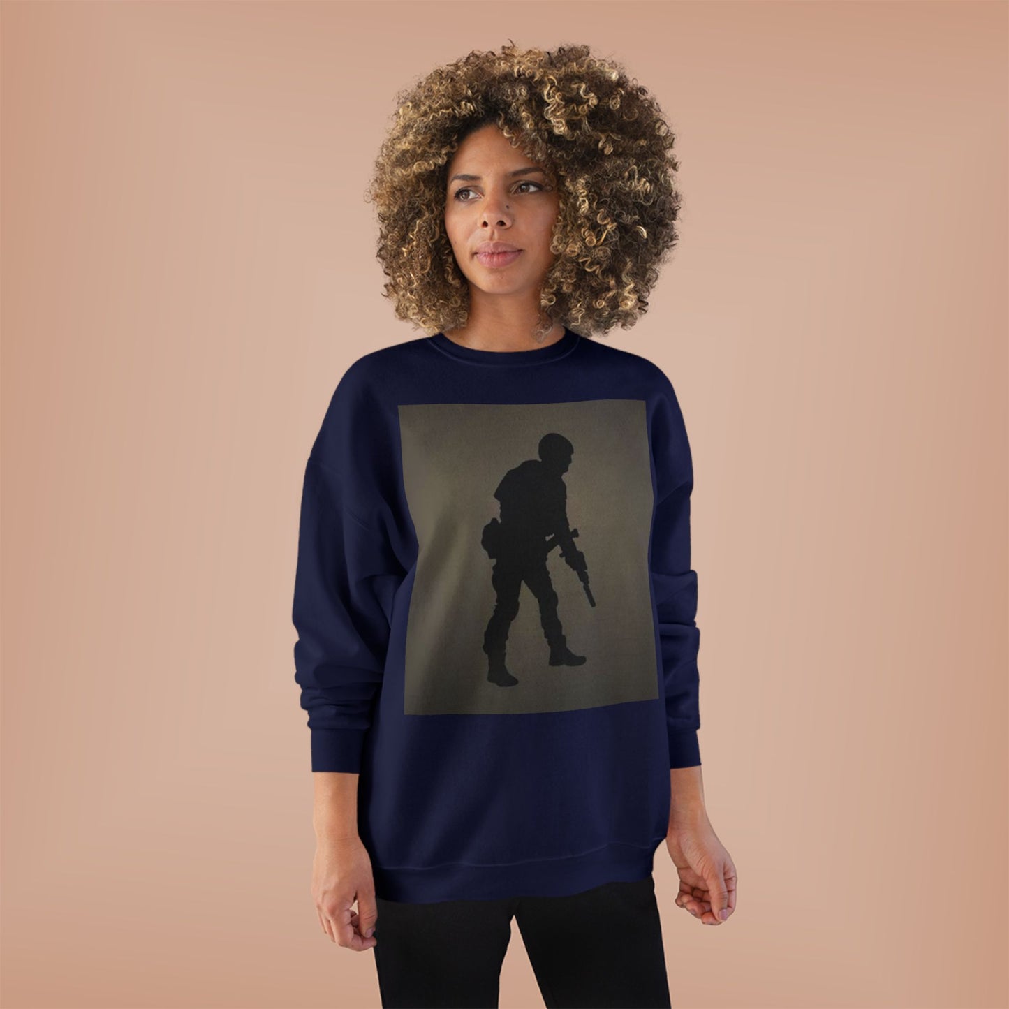 Unisex EcoSmart® Crewneck Sweatshirt - Military Inspired Design