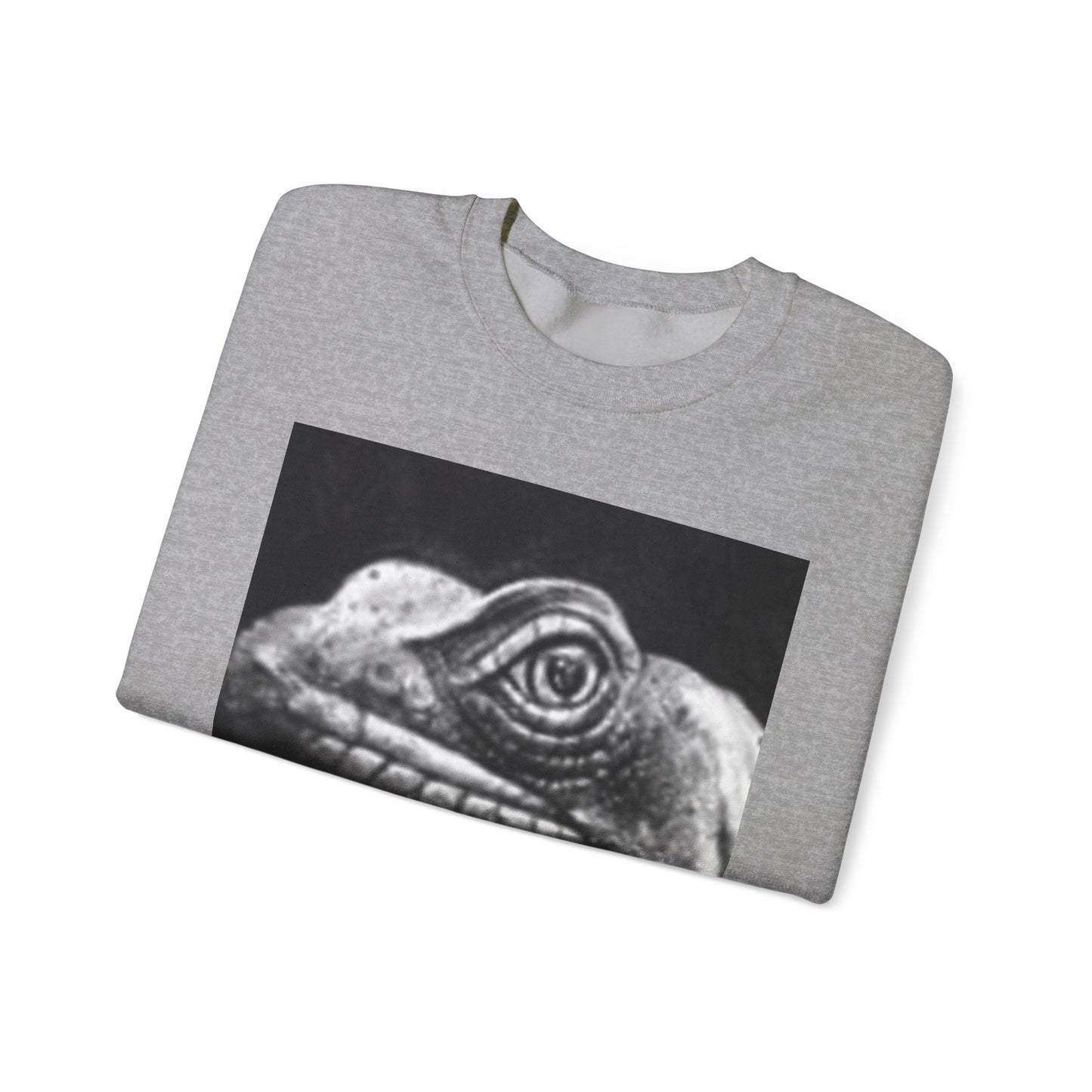 Unique Unisex Crewneck Sweatshirt with Bold Lizard Design