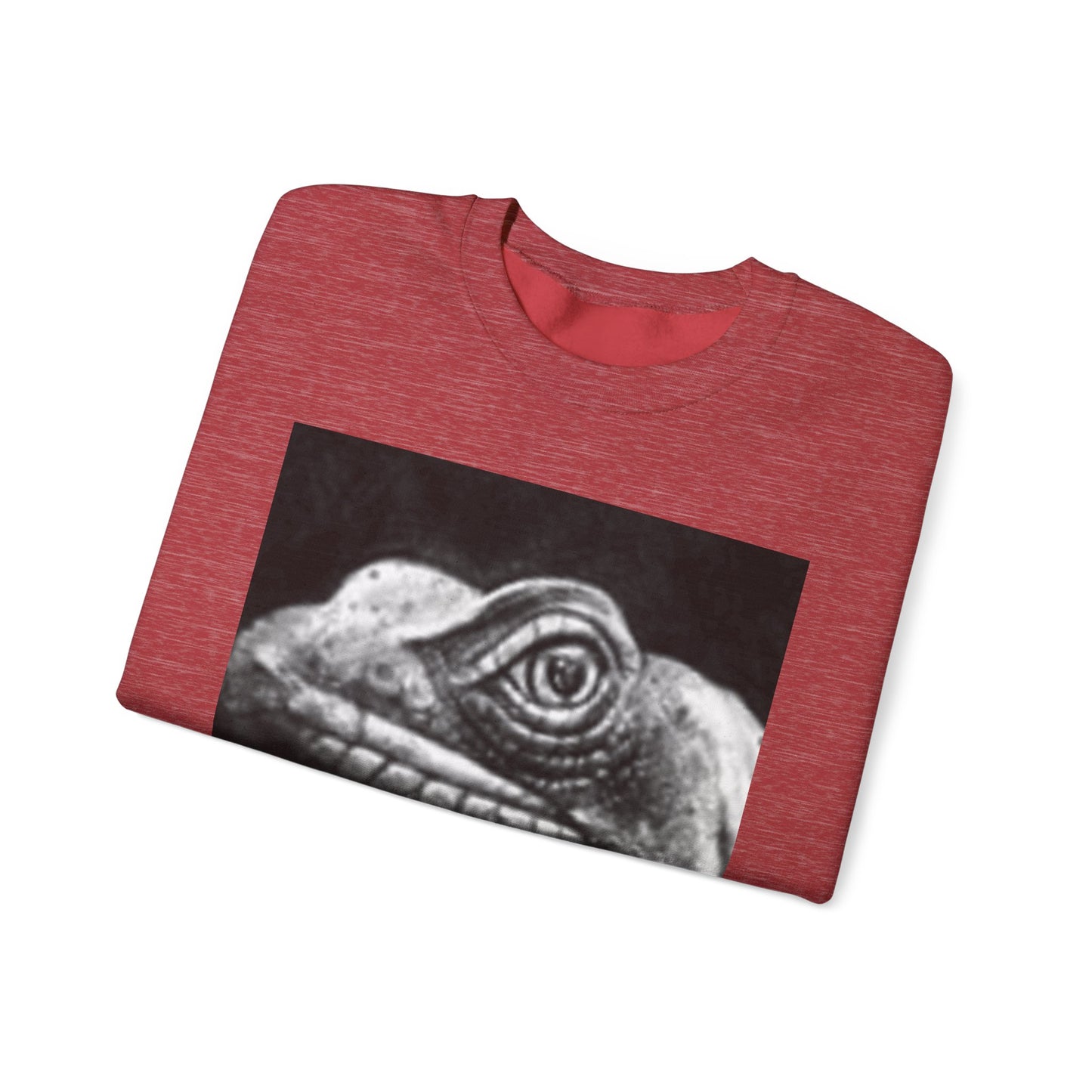 Unique Unisex Crewneck Sweatshirt with Bold Lizard Design