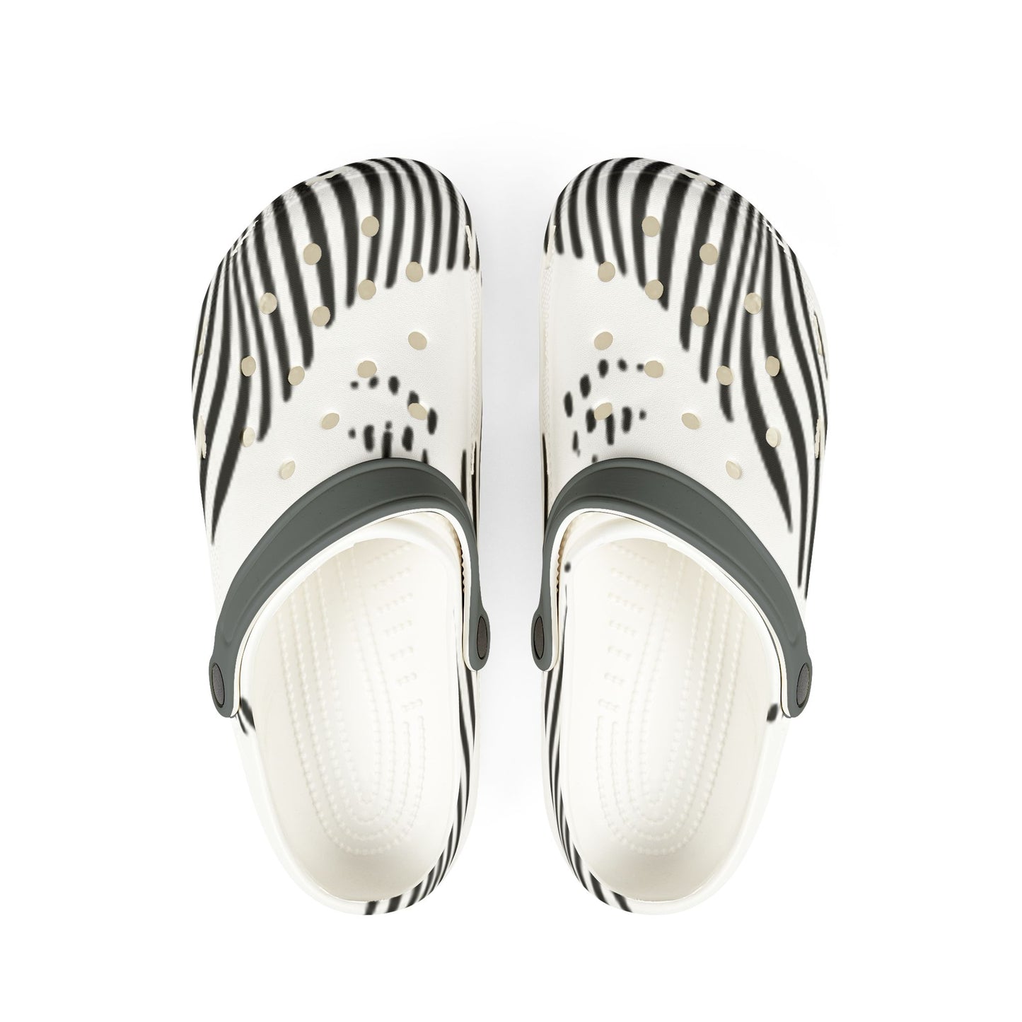 Zebra Print EVA Foam Rubber Shoes - Comfortable & Stylish Footwear for Every Occasion
