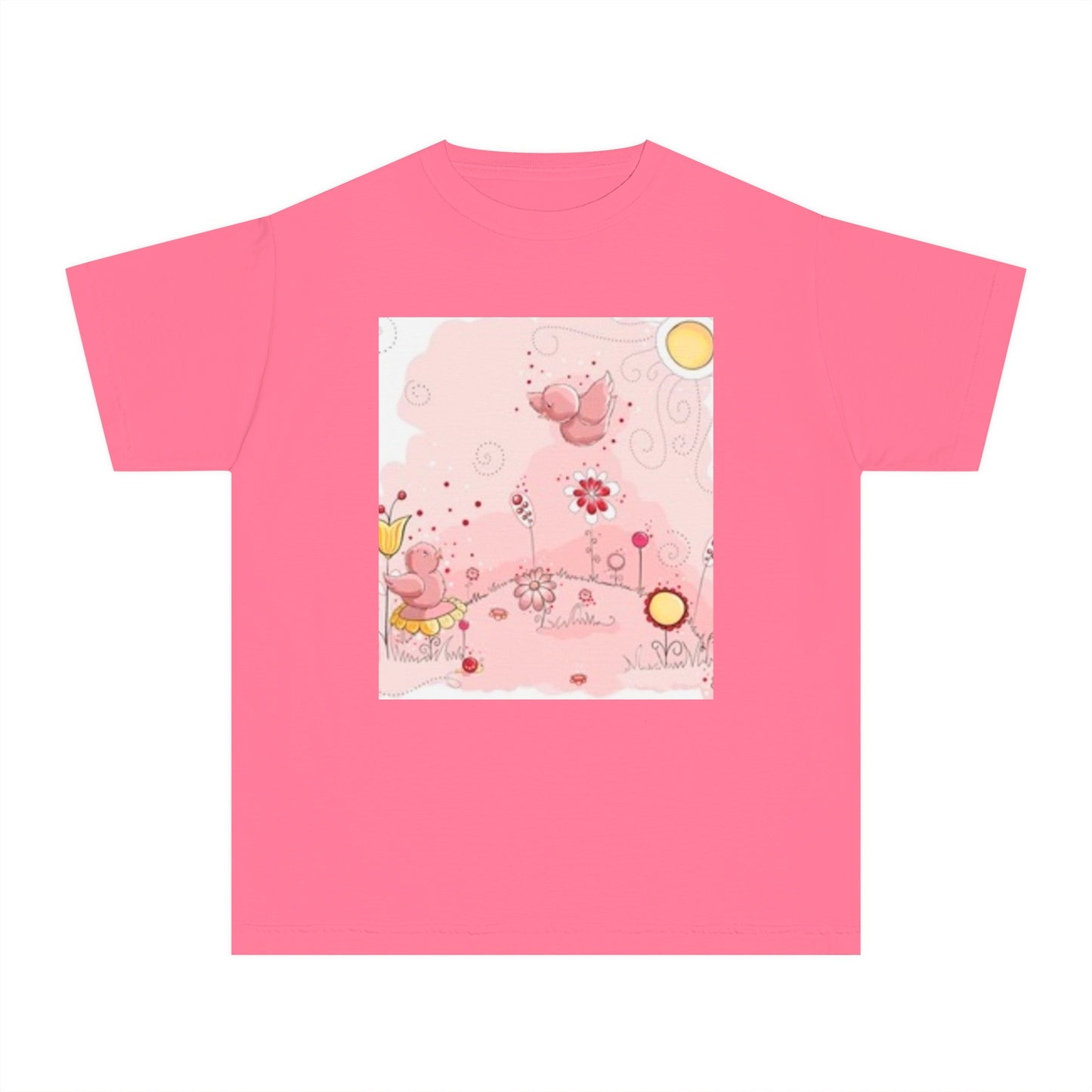 Fun Dinosaur Youth Midweight Tee for Boys and Girls - Perfect for Play and Adventures