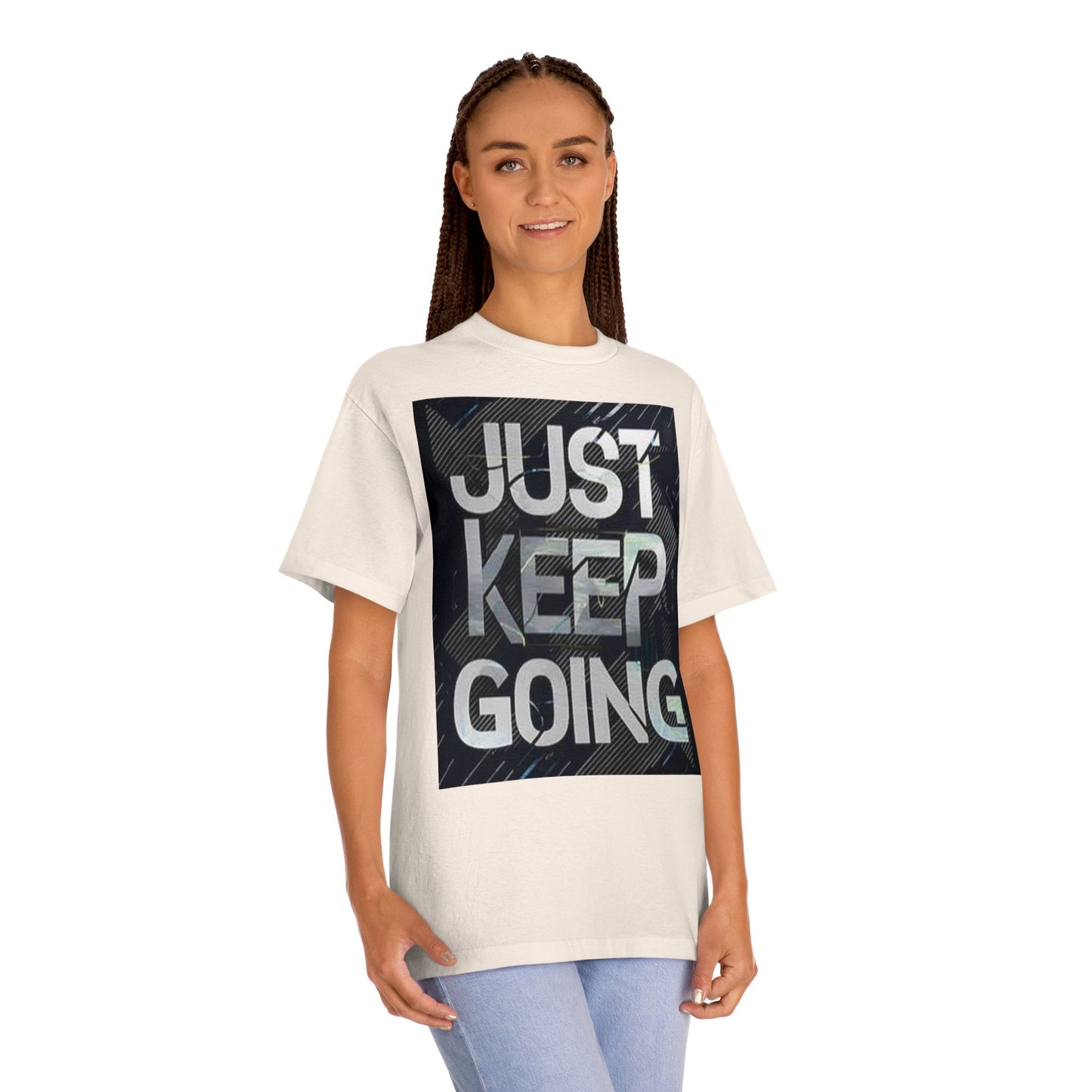 Motivational Unisex Classic Tee - Just Keep Going