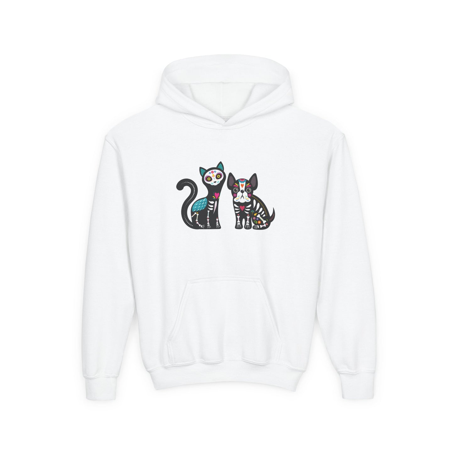Fun Dino & Nature Youth Hoodie - Colorful Kids Sweatshirt