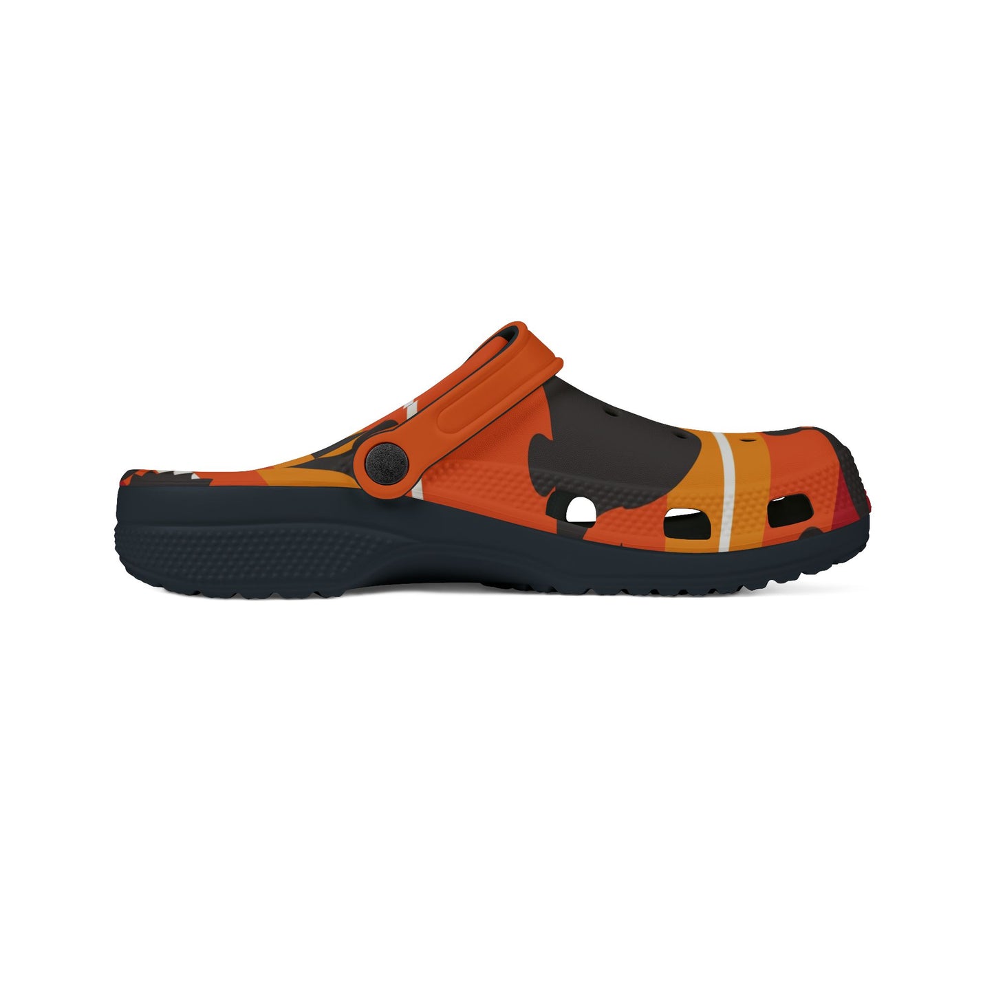 Colorful EVA Foam Rubber Shoes with Fun Pattern - Perfect for Summer Adventures!