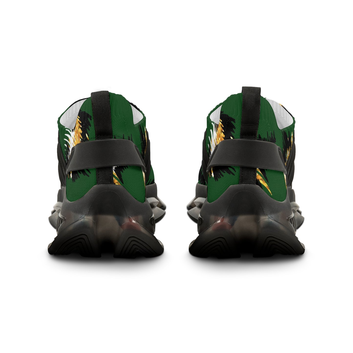 Men's Vibrant Mesh Sneakers with Abstract Print - Comfortable and Stylish Athletic Shoes