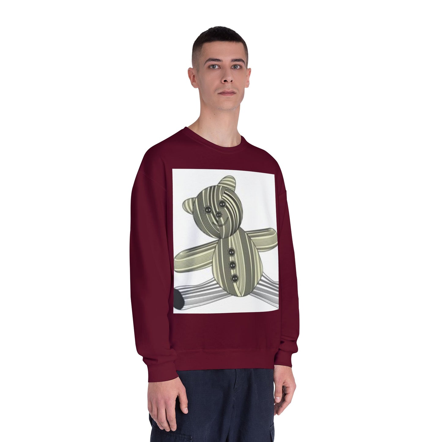 Cozy Teddy Bear Graphic Sweatshirt - Perfect for All Ages