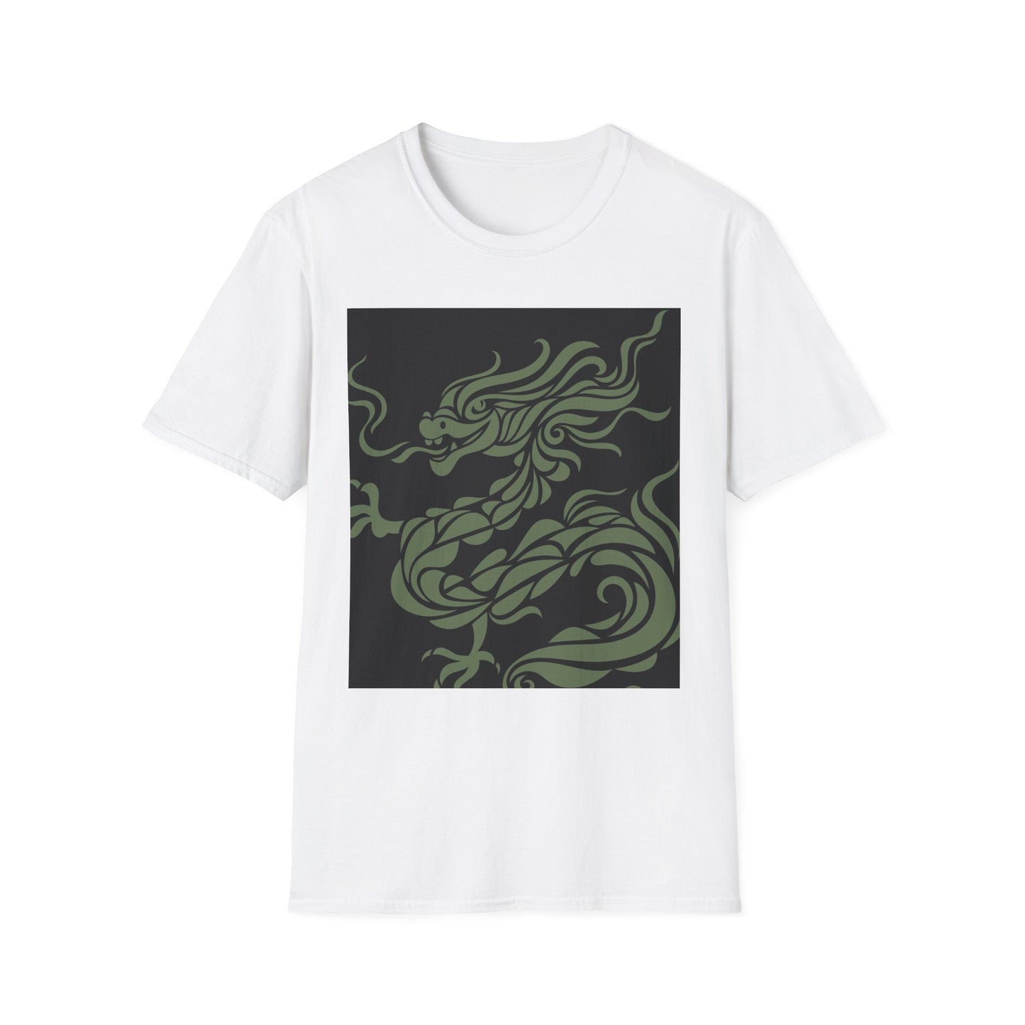 Mythical Chinese Dragon Unisex Softstyle T-Shirt