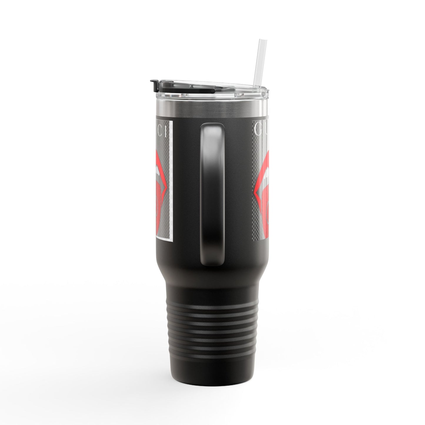 Gucci Style Insulated Travel Mug - 40oz with Iconic Lip Design