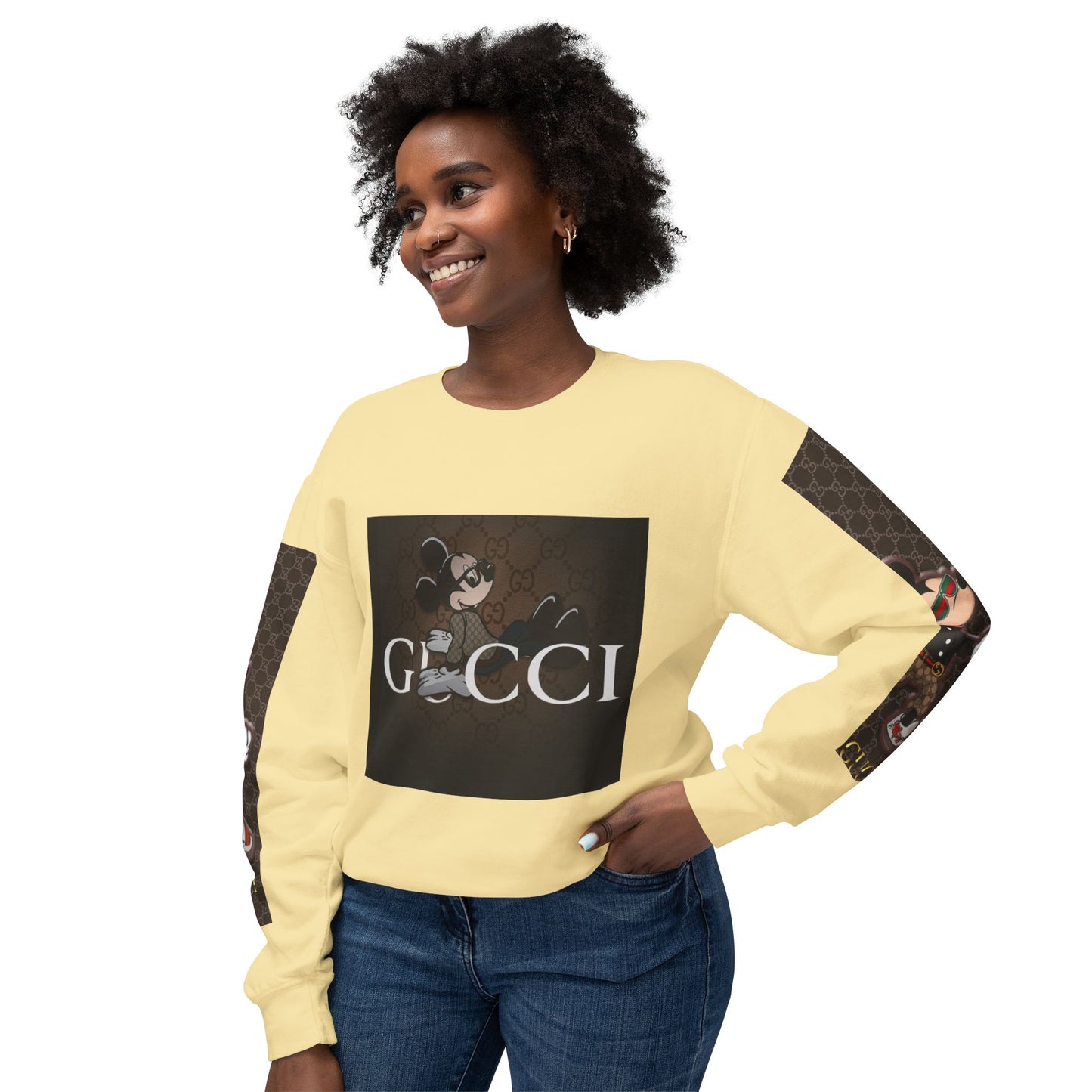 Mickey Mouse Stylish Crewneck Sweatshirt - Unisex Luxury Fashion