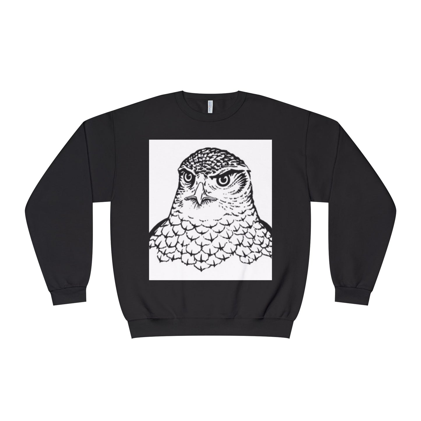 Unisex White Owl Graphic Crewneck Sweatshirt - Cozy & Stylish