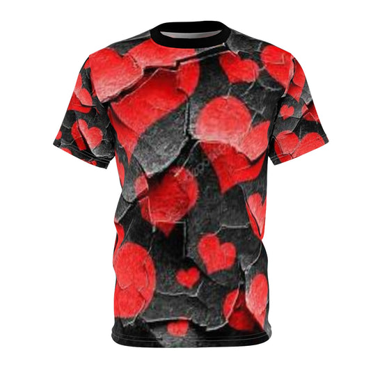 Valentine's Day Heart Pattern Unisex Tee