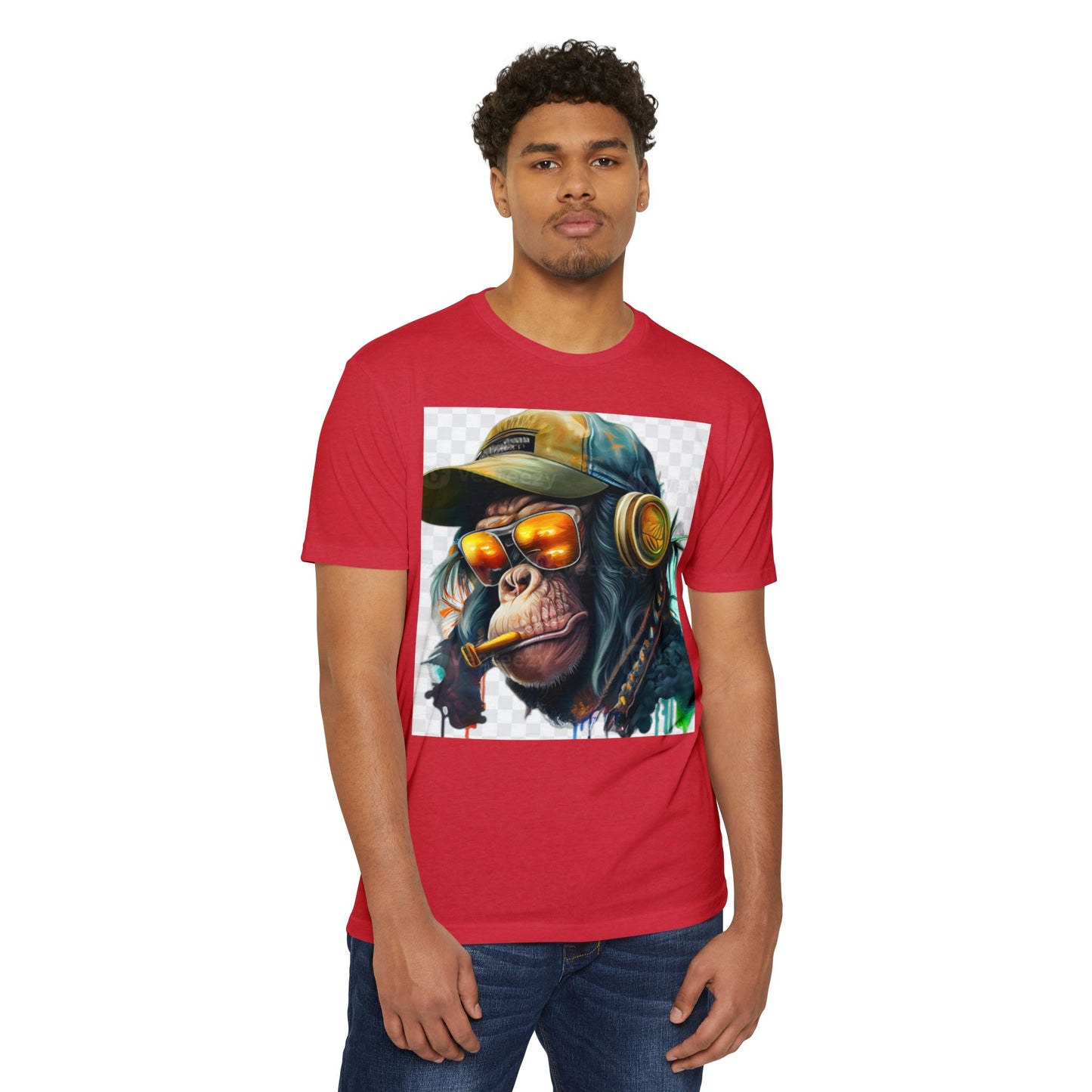 Cool Monkey Graphic Unisex T-Shirt - Perfect for Music Lovers