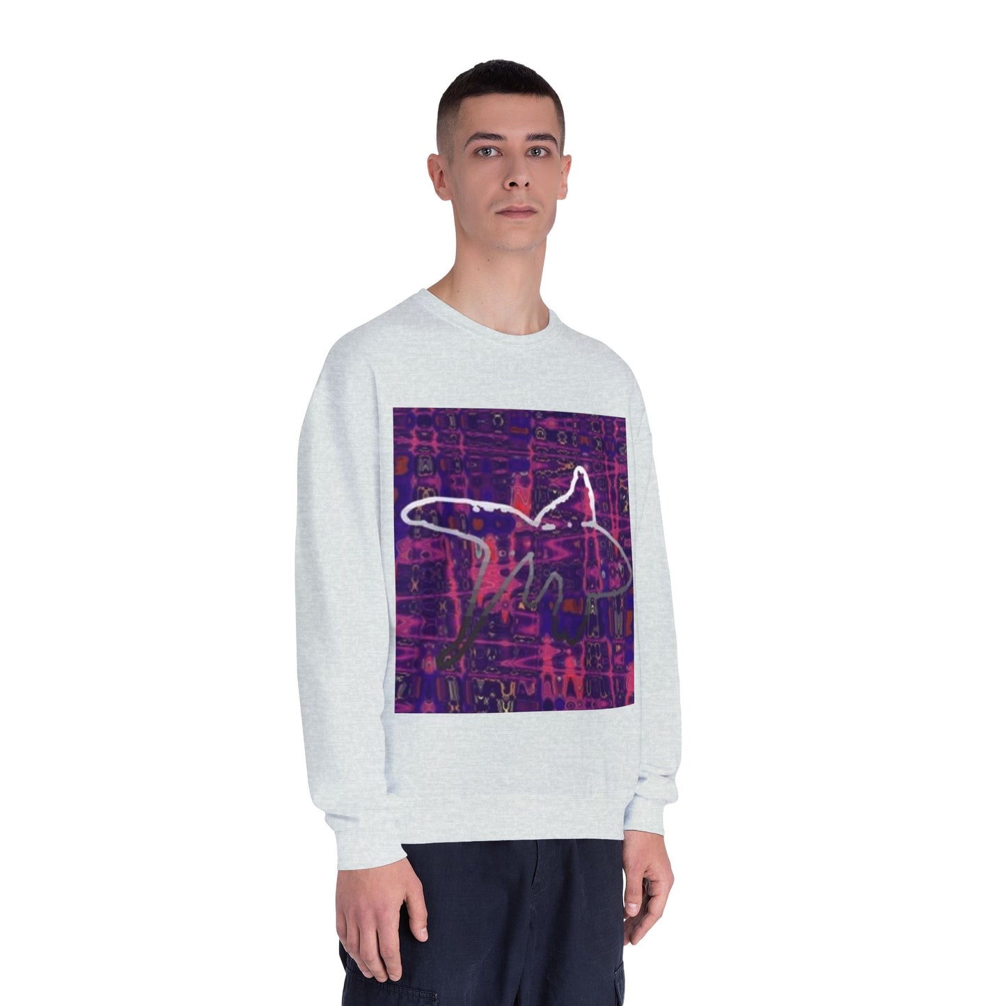 Artistic Crewneck Sweatshirt - Unisex Abstract Design for Cozy Comfort