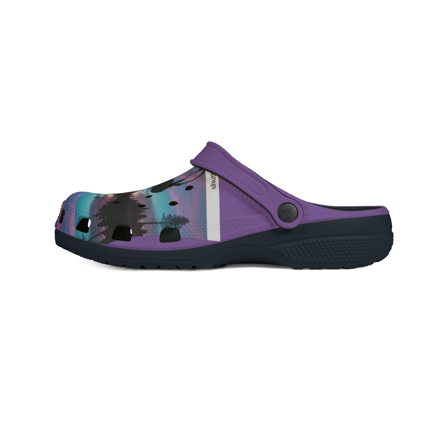 Colorful EVA Foam Rubber Clogs with Nature Design
