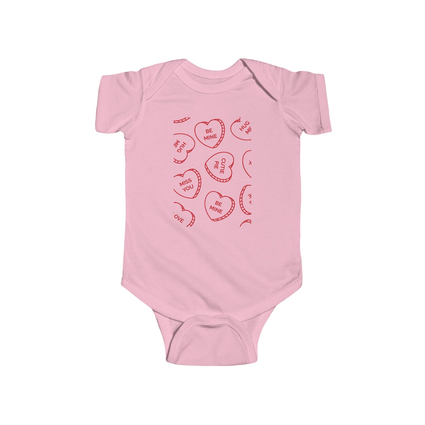 Valentine's Day Baby Bodysuit - "Be Mine" Design