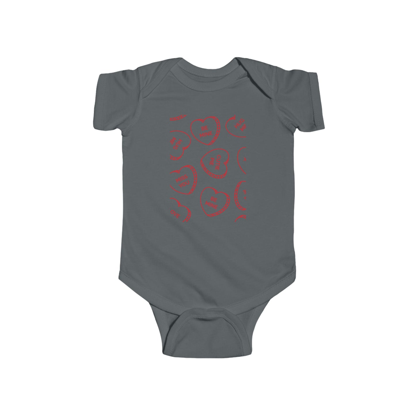 Valentine's Day Baby Bodysuit - "Be Mine" Design