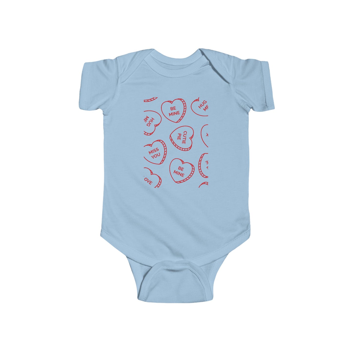 Valentine's Day Baby Bodysuit - "Be Mine" Design