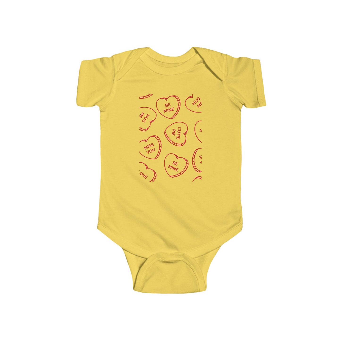 Valentine's Day Baby Bodysuit - "Be Mine" Design