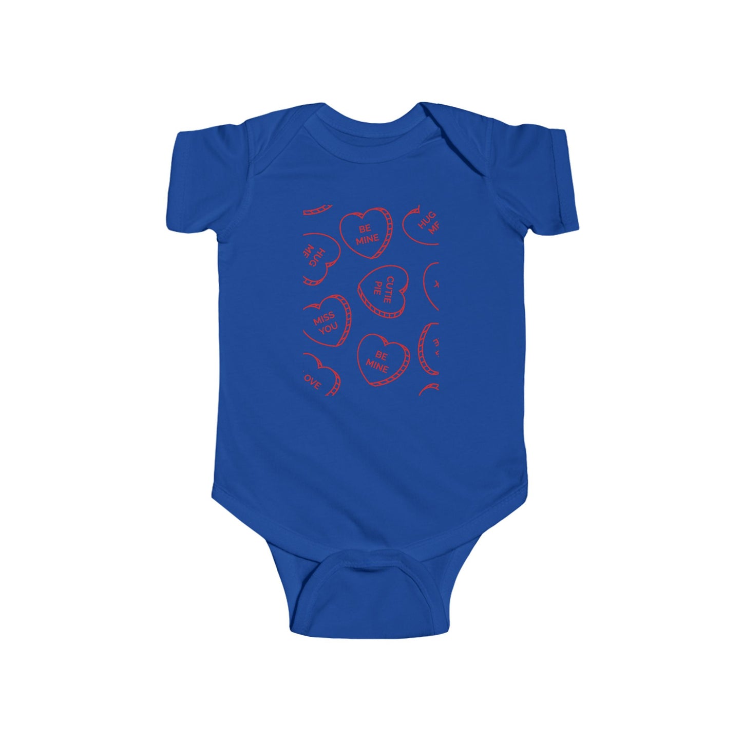 Valentine's Day Baby Bodysuit - "Be Mine" Design