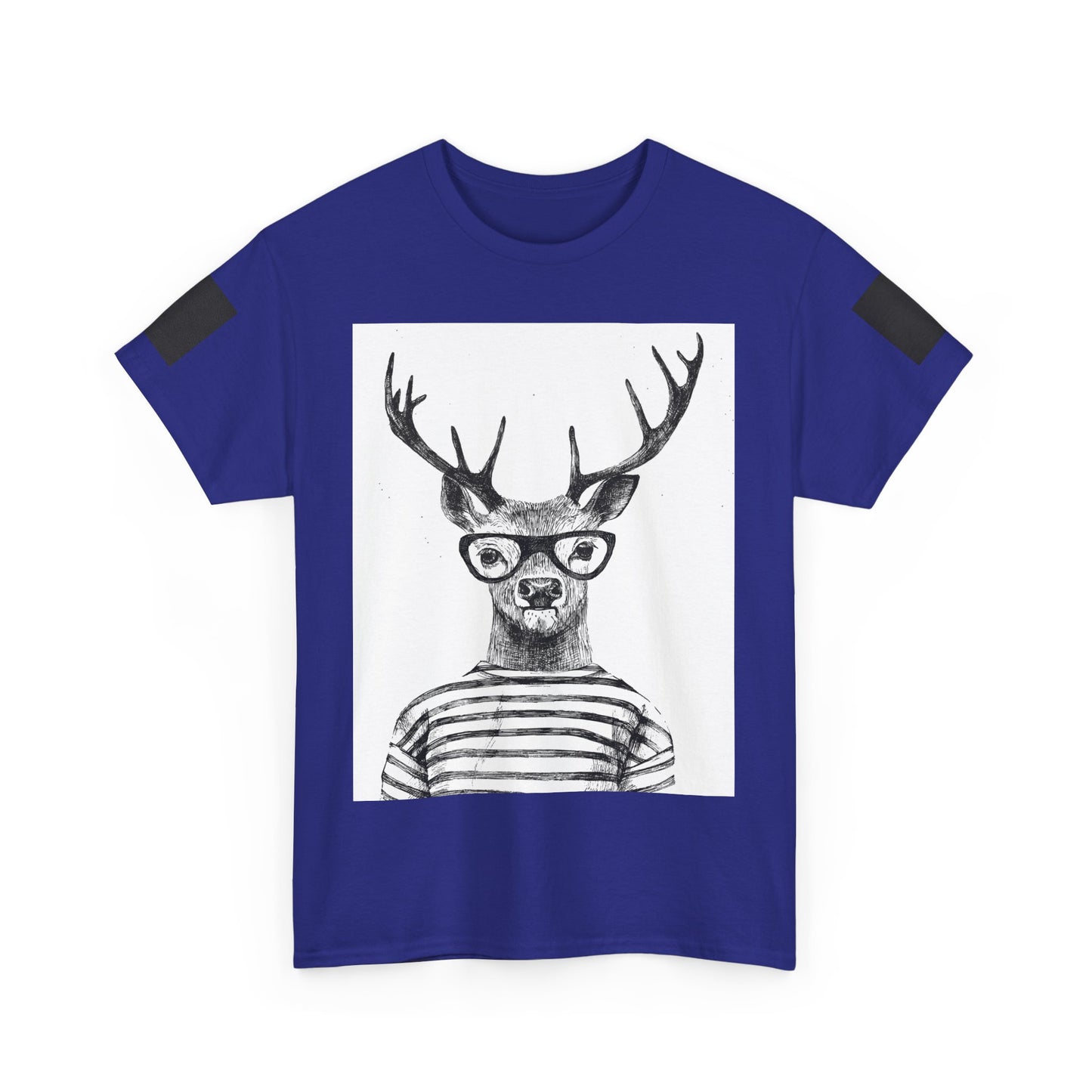 Cool Vintage Deer Graphic Unisex Heavy Cotton Tee