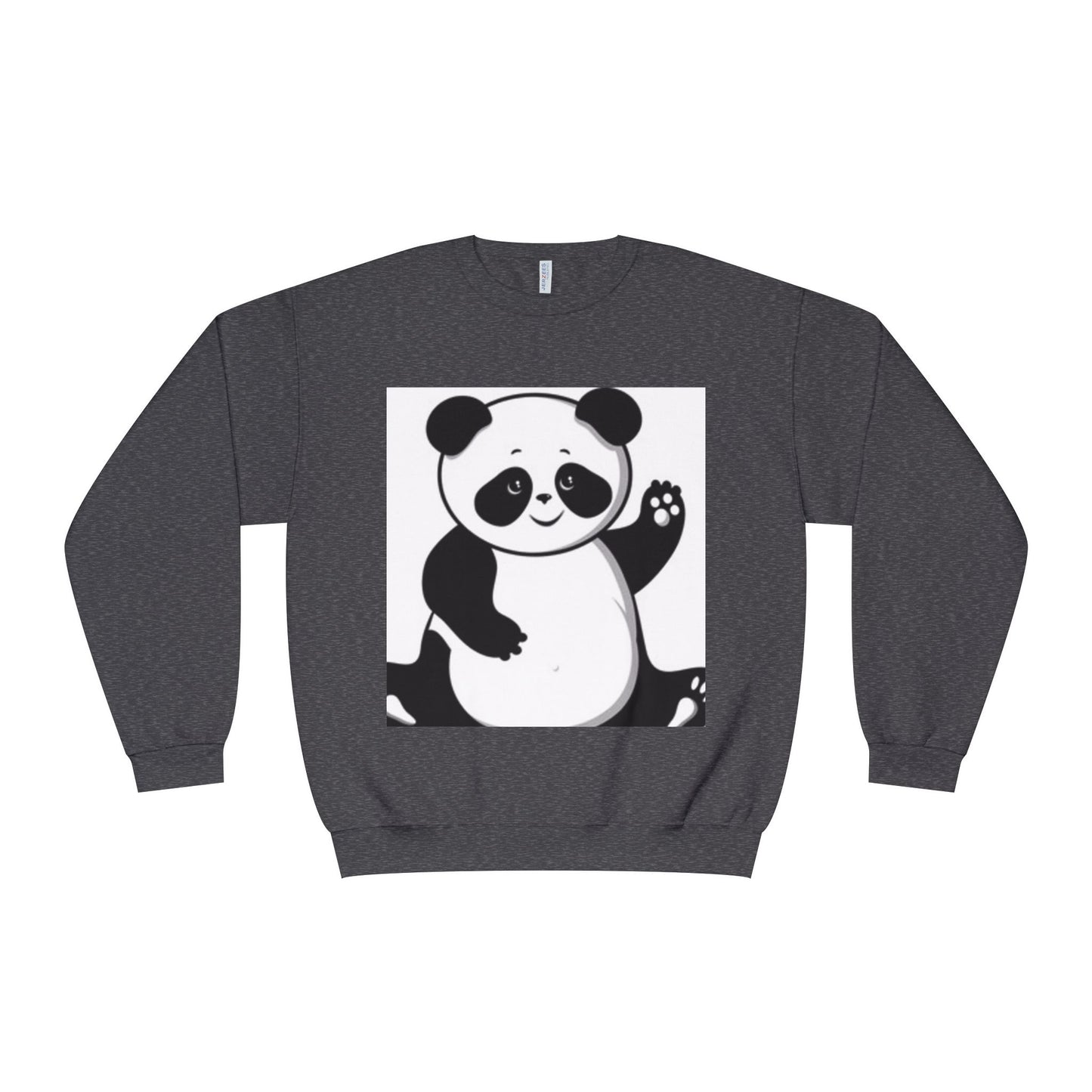 Cute Panda Unisex Crewneck Sweatshirt - Cozy Casual Wear for Animal Lovers