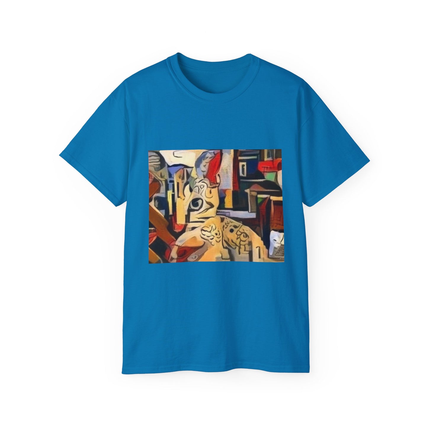 Colorful Ocean-Inspired Unisex Cotton Tee
