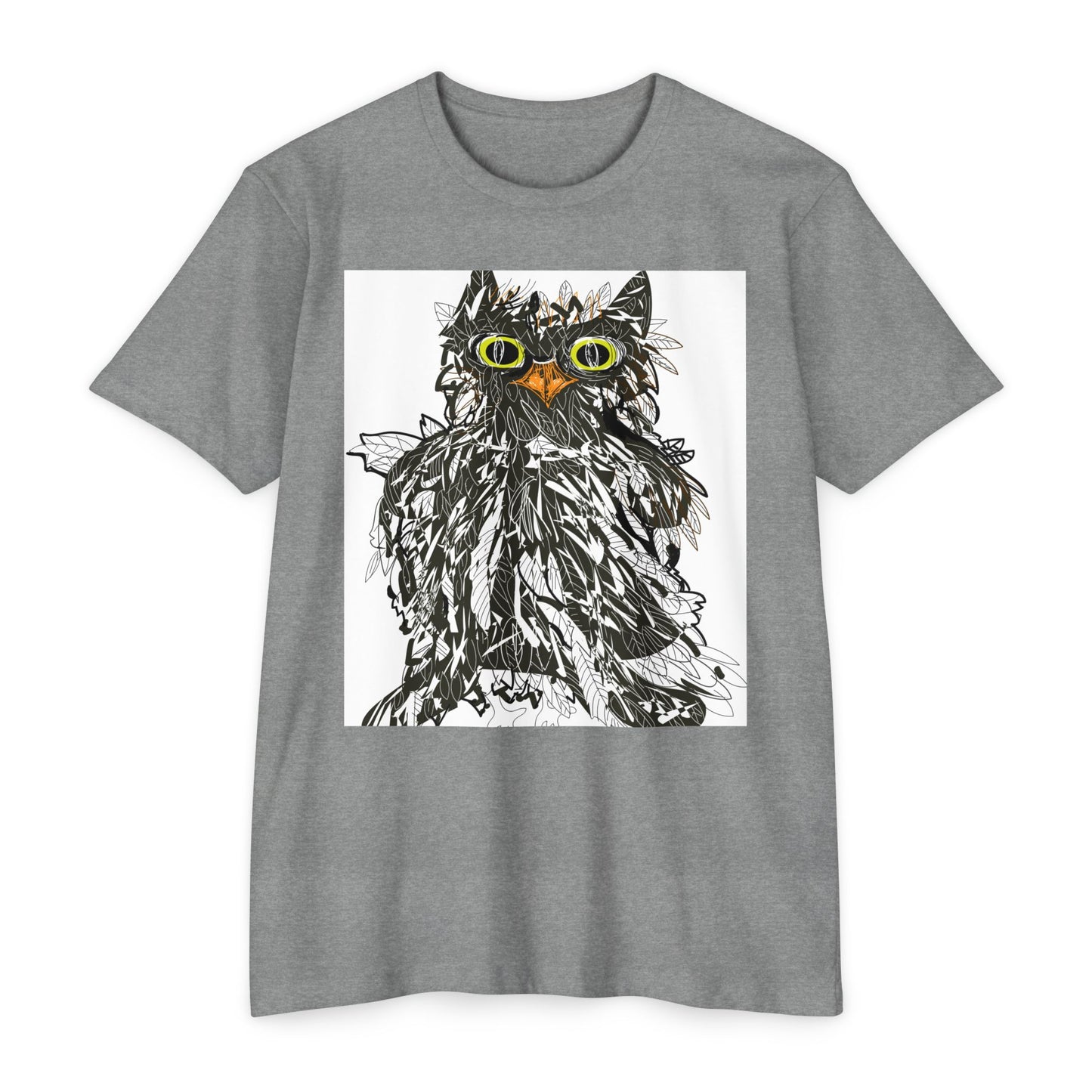Whimsical Cat Graphic Unisex T-Shirt - Fun & Artsy Apparel