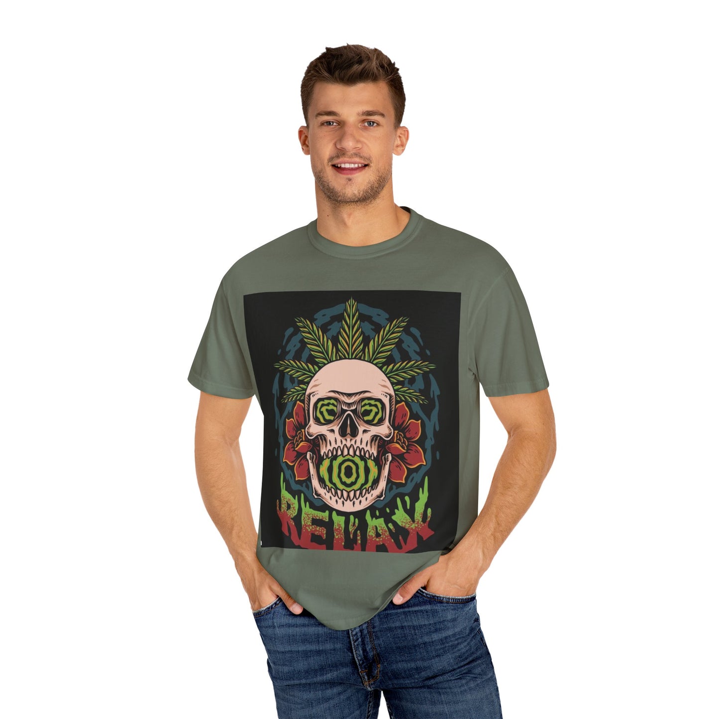 Vibrant Skull Graphic Unisex T-Shirt - Retro Chill Style